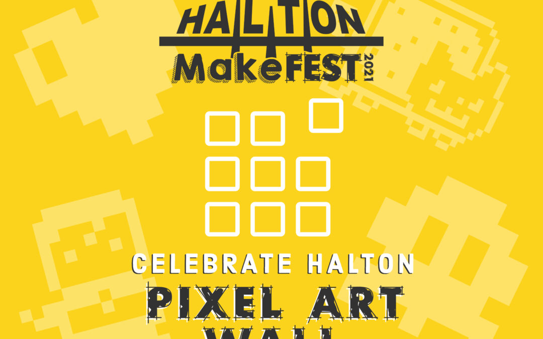 Celebration Halton Pixel Art Wall